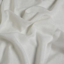 Custom Burano Linen-Blend Sheer S-Fold Single Panel Curtain & Track Set